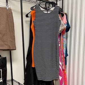Olivia Matthews Women’s Striped Midi Summer Dress size 6